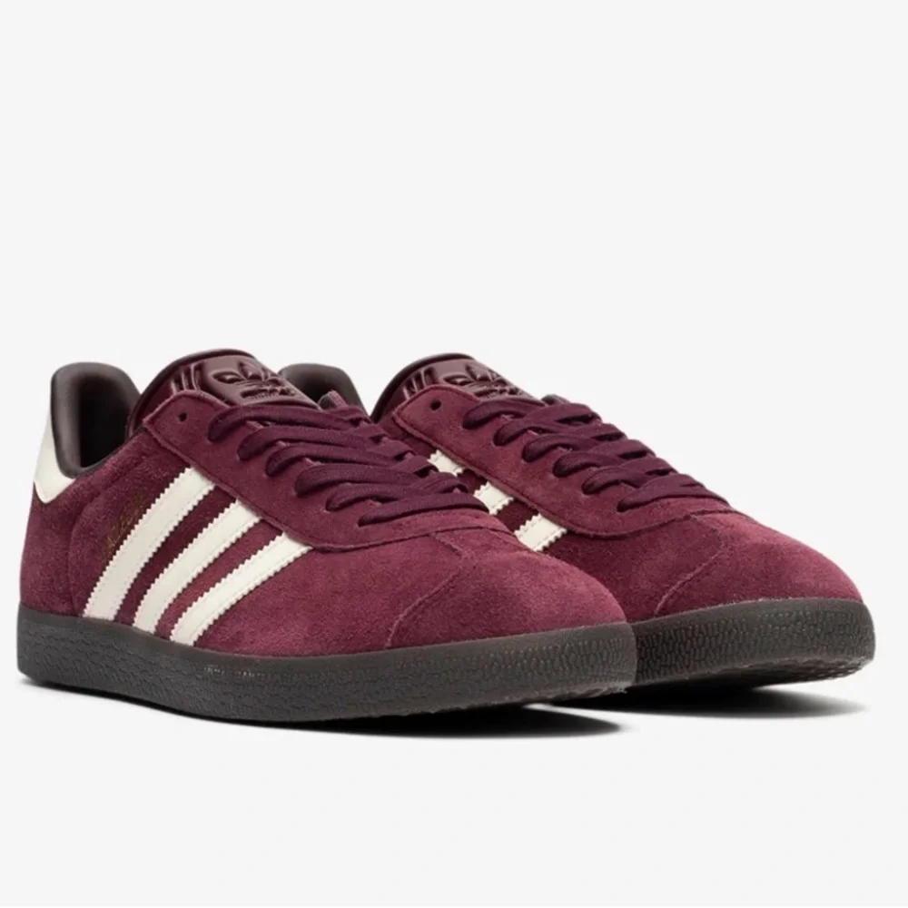 adidas Gazelle Maroon/Chalk White/Gum - Picture 3 of 10